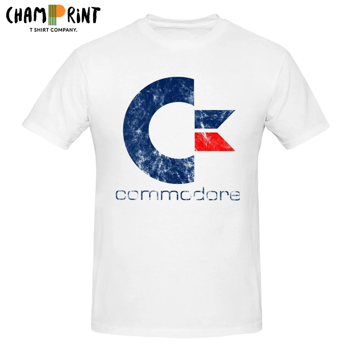 Commodore 64 Retro 8bit T Shirts for Men Cotton Creative T-Shirt Round Collar Tee Shirt Short Sleeve Clothes Birthday Gift