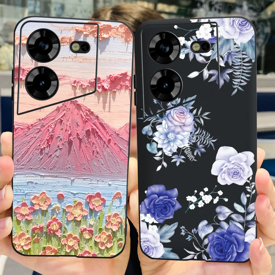 For Tecno Pova 5 Case LH7n Cute Fashion Painted Cover Soft Silicone Phone Case For Tecno Pova 5 Pova5 Fundas Coque 6.78\'\' Bumper