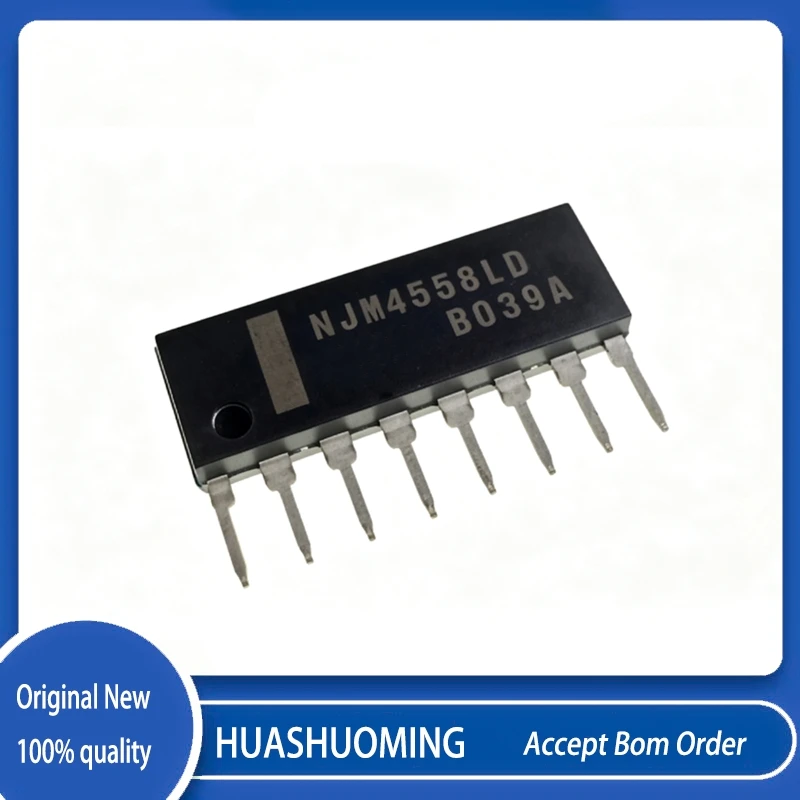 10Pcs/Lot  NJM4558LD  JRC4558LD  SIP-8