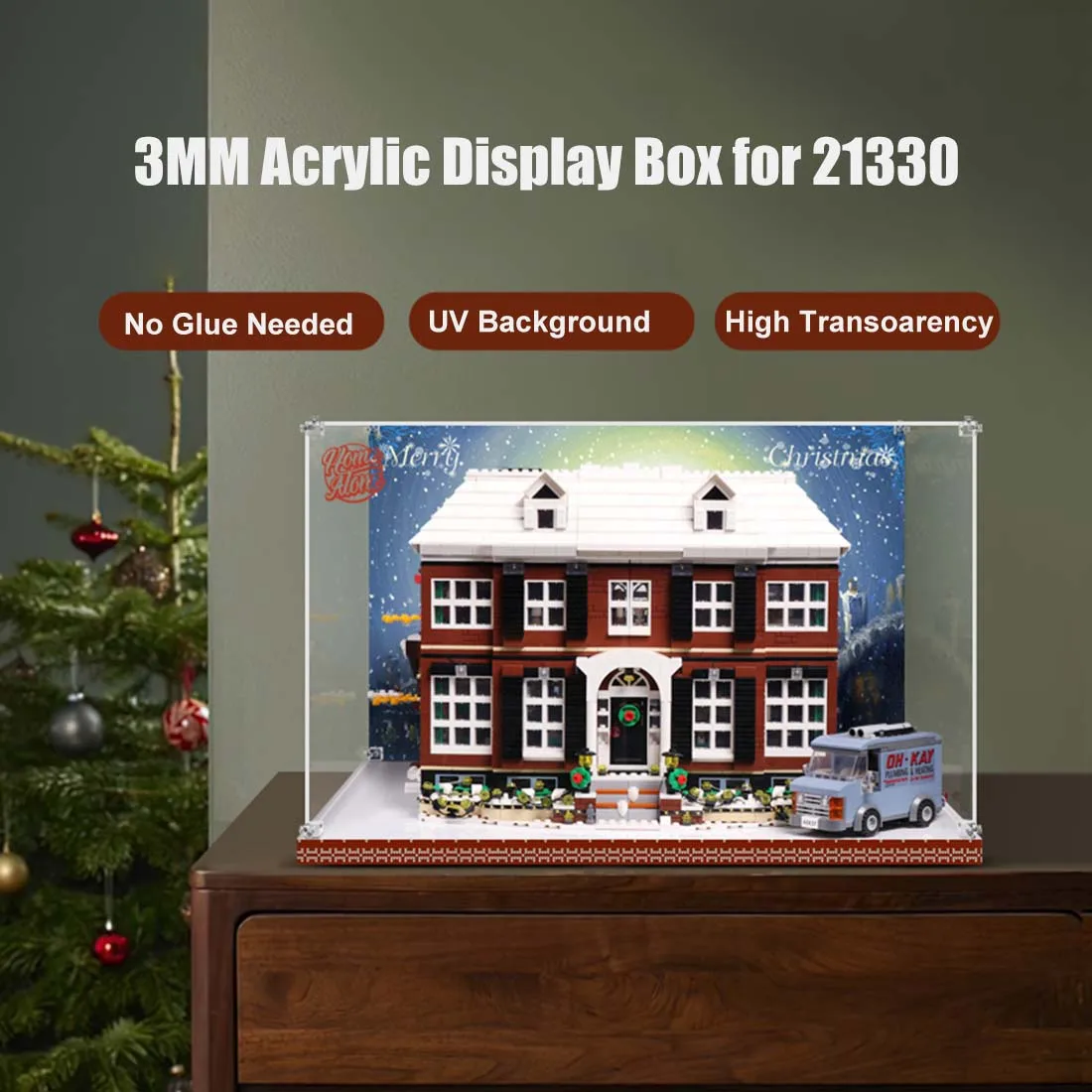 NEW Acrylic Display Box For Lego 21330 Home Alone Building Blocks Display  Showcase Dust Cover (Not Include The Model)