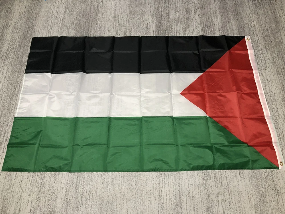 Palestine Flag 60x90cm 90x150cm Hanging Polyester Gaza Palestinian Banner for Decoration National Palestine Palestinians Flags