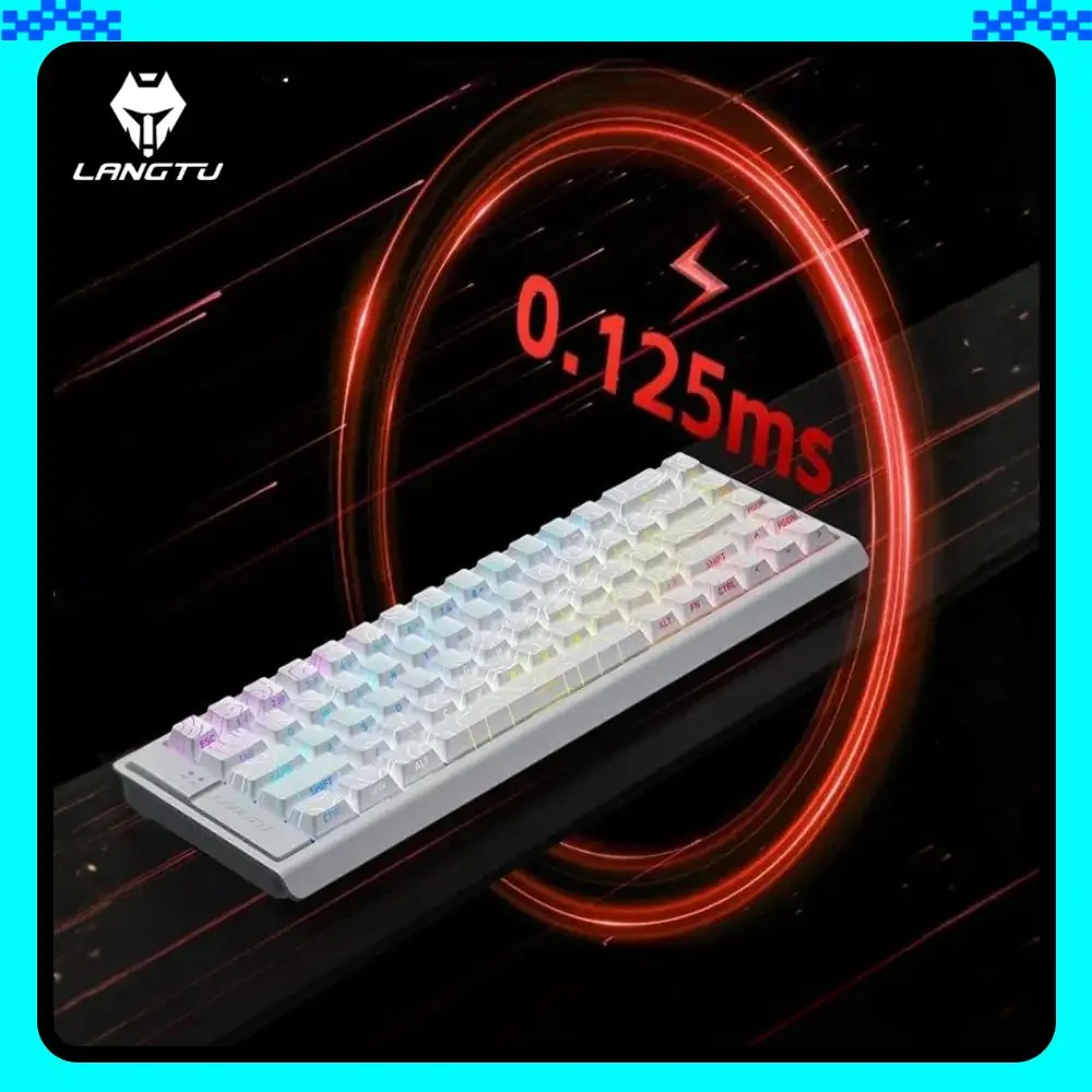 

LANGTU MC68 Magnetic Switch Mechanical Keyboard Hot Swap Low Delay Custom Wired Gaming Keyboard PC E-Sports Accessories Gifts