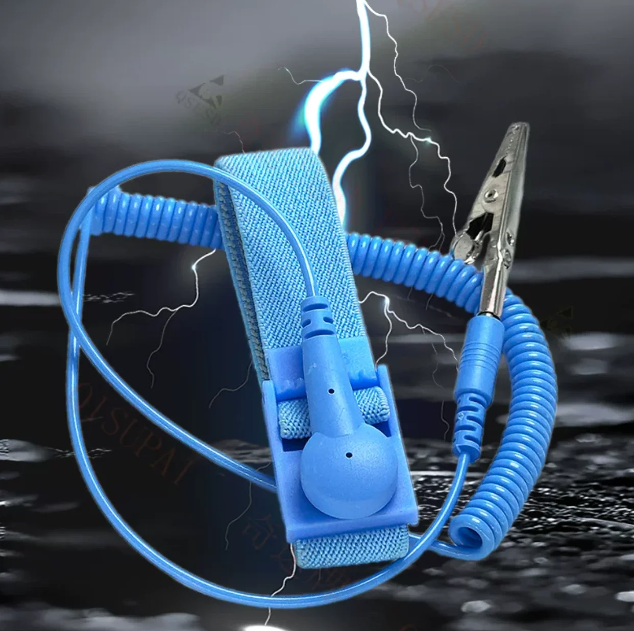 1.8M PU anti-static wrist strap wired Lantern plug with rope electrostatic ring NO.TXF-107