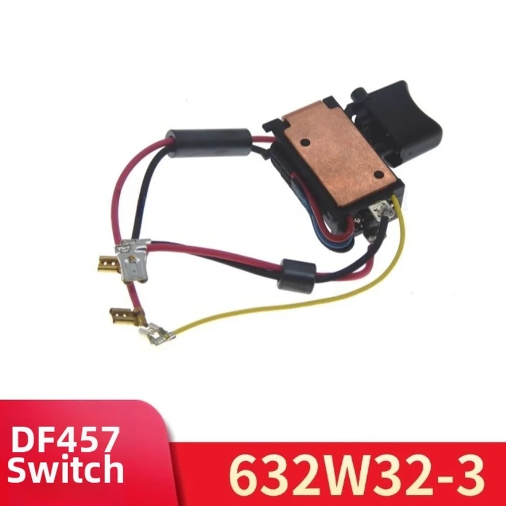 

Switch Replacement Power Drill Switch 638862-2 632W32-3 For DF457D HP457 HP488D Plastic Switch Power Tools Accessories