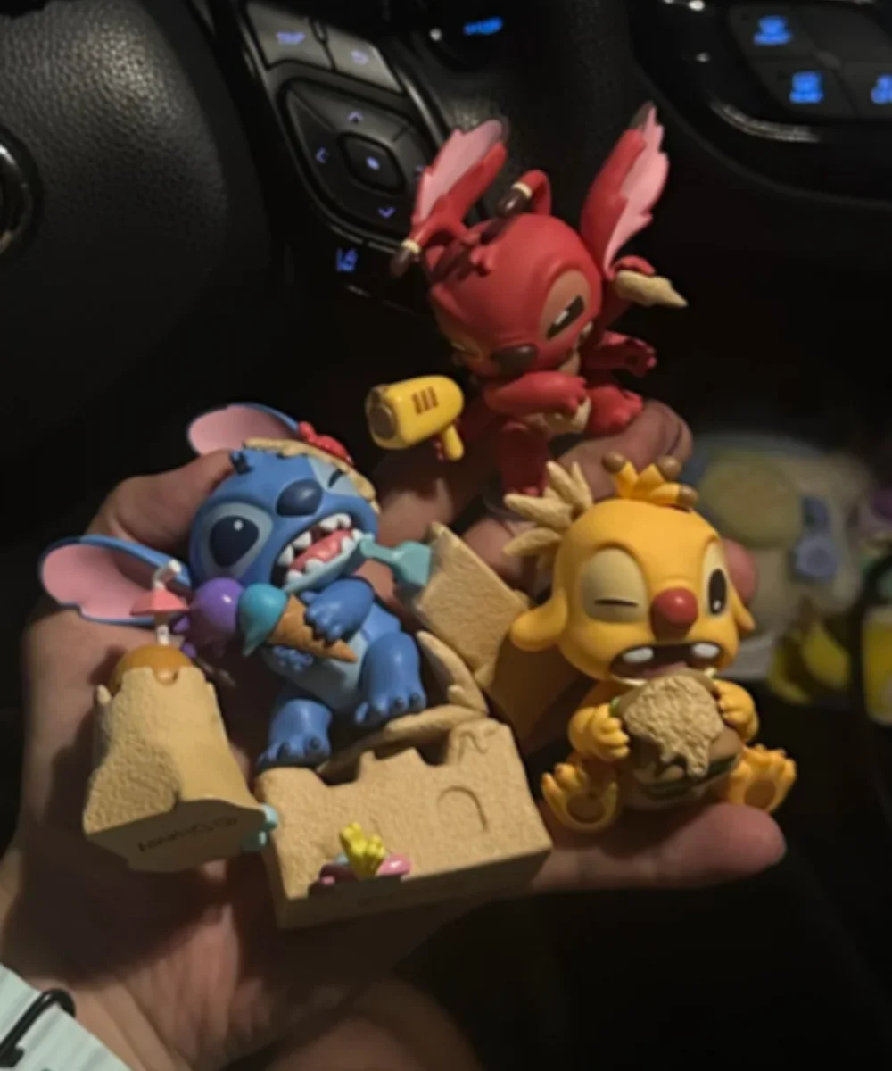 

Genuine Stitch Where has Xiao Jin gone series Blind Box fashion play decoration tabletop Gift kawaii Blind Box Toy Boy gift