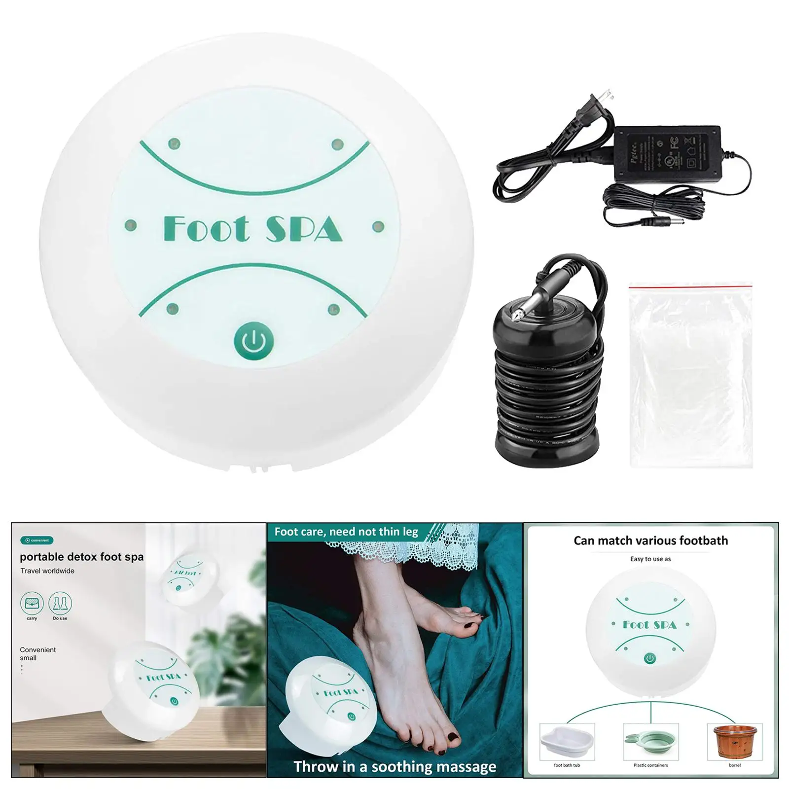 Personal Ionic Detox Foot Bath Spa Cleanse Machine Array Health Body Care