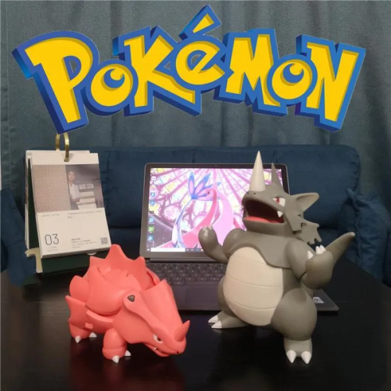 Rhydon Rhyhorn Action Figures Pokrmon Model Collection Desktop Decoration GK Series  Movie & TV  Finished Goods