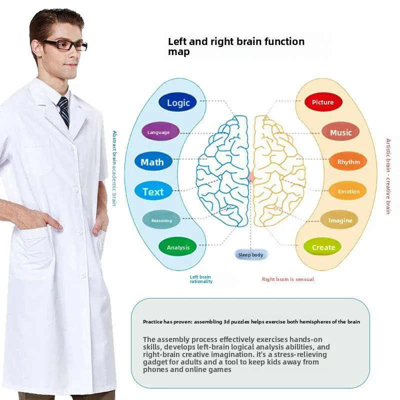 Puzzle 3D Pekin Siheyuan | Model tradycyjnej chińskiej architektury z połączeniami wpuszczono-wtykowymi | Zabawka edukacyjna do samodzielnego montażu | Zajęcia rodzic-dziecko
