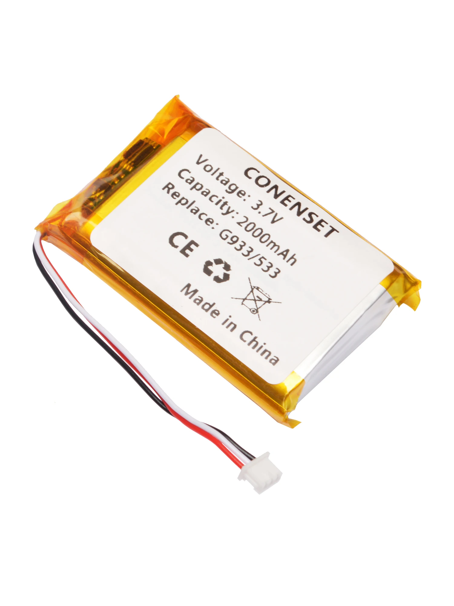 3,7 V 2000 mAh 533-000132 wiederaufladbare Batterie für Logitech G933 G933S G533 G935 G635 G633 Wireless Headset-Zubehör