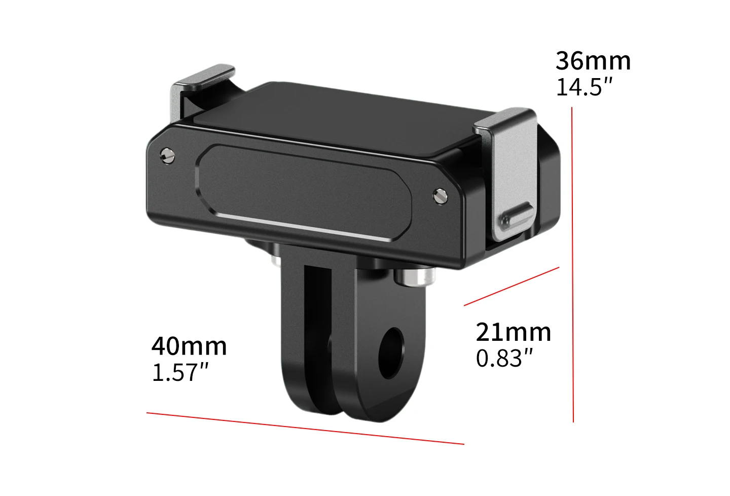 Fahrrad-Fotografie Metall-Kamerakäfig Schutzrahmen für DJI Osmo 360 II Magnetischer Schnellverschluss Klappverschluss Cold Shoe Erweiterung – Detail 15