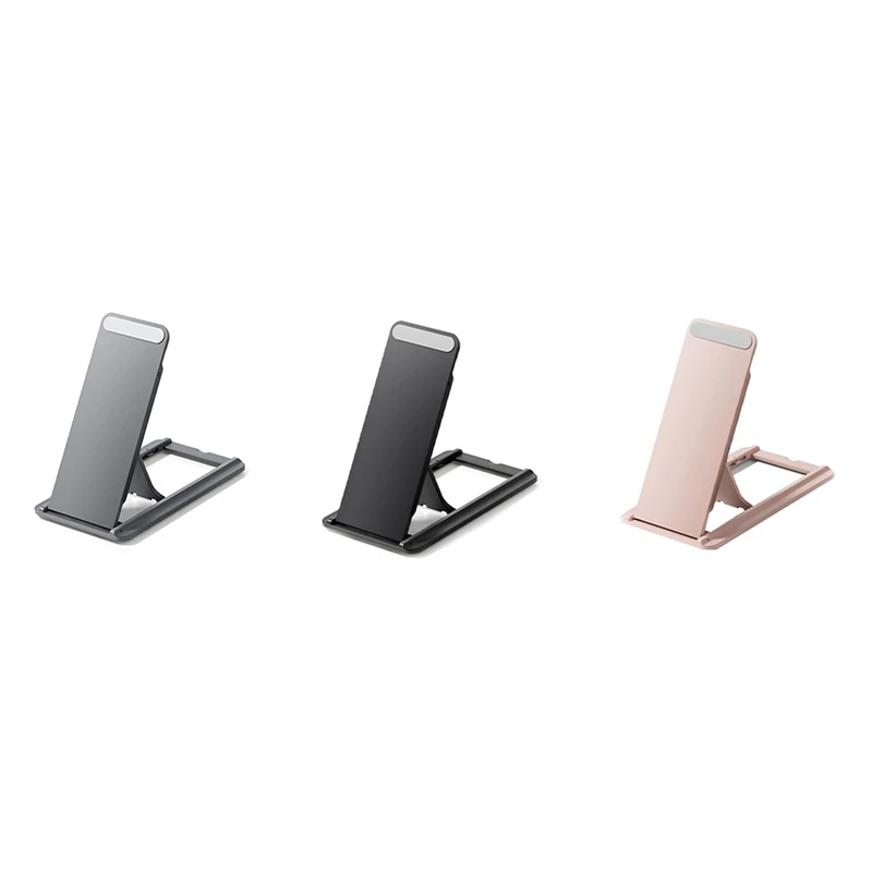 Universal Tablet Stand Foldable Storage Sticky Tablet Bracket For Desktop E-Reader Bracket Tablet Holder Dark