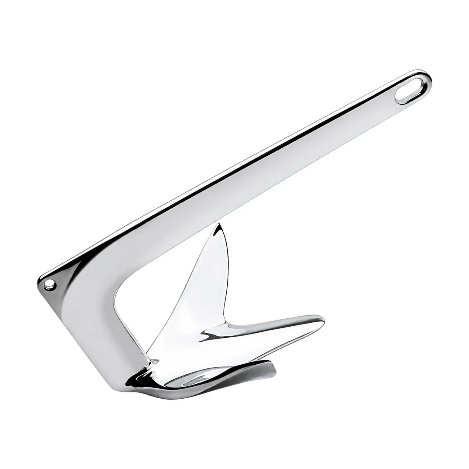 Heavy Duty Marine Anchor 316 Stainless Steel Bruce Design Boat Anchor with Curved Flukes for Boating Sailing