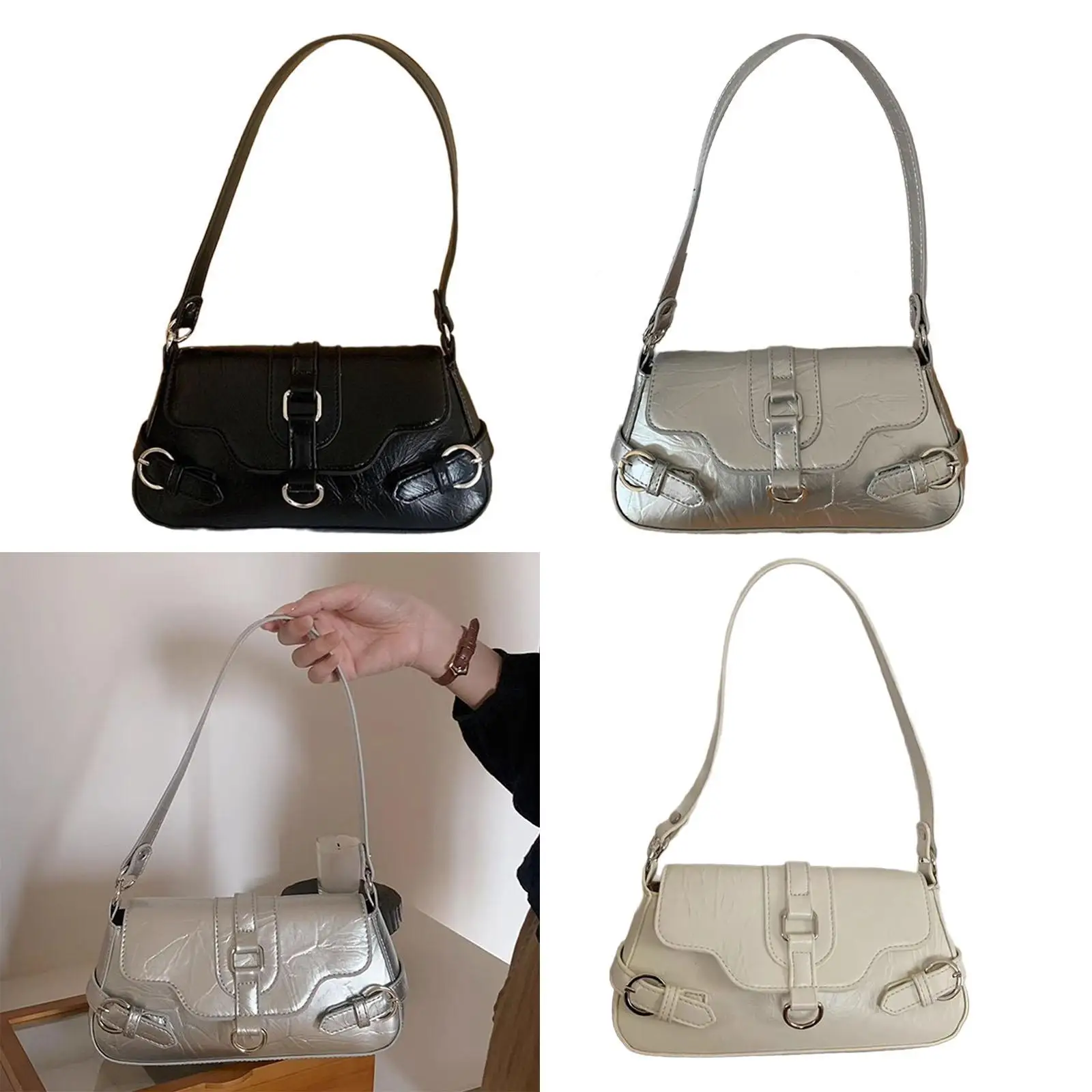 

Женская сумка через плечо из искусственной кожи, модная рабочая сумка большой вместимости для поездок на работу