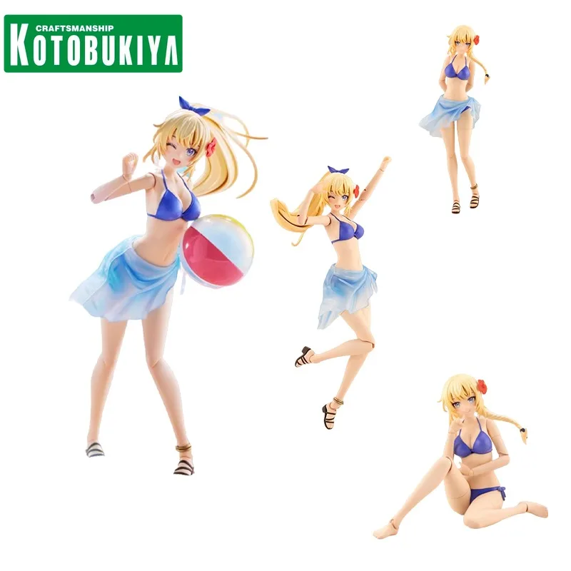 

KOTOBUKIYA Original Sousaishojoteien Anime Figure Saeki Flower Swimwear Action Figure Toys for Kids Gift Collectible Model