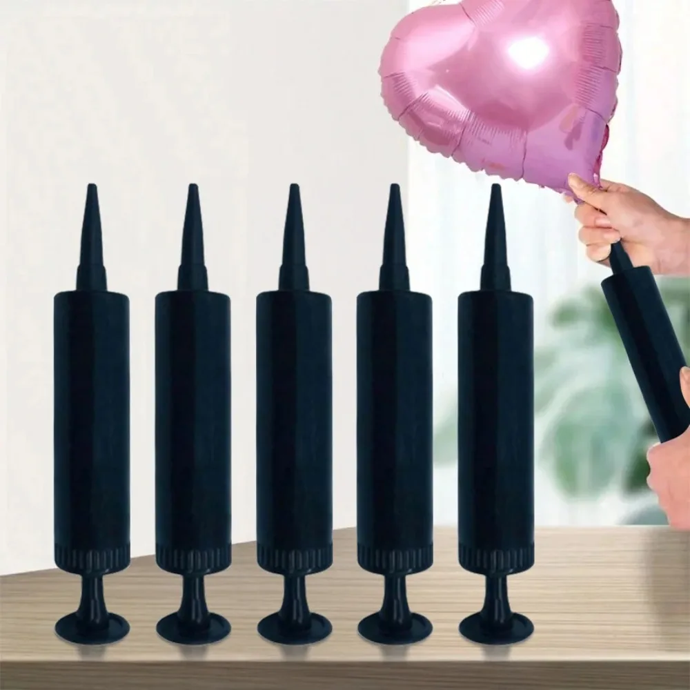 1/3/5PC Ballon Pumpe Ballon Kleber Dot Tragbare Hand Push Ballons Inflator Zubehör Hochzeit Geburtstag party Feier Werkzeuge – Detail 2