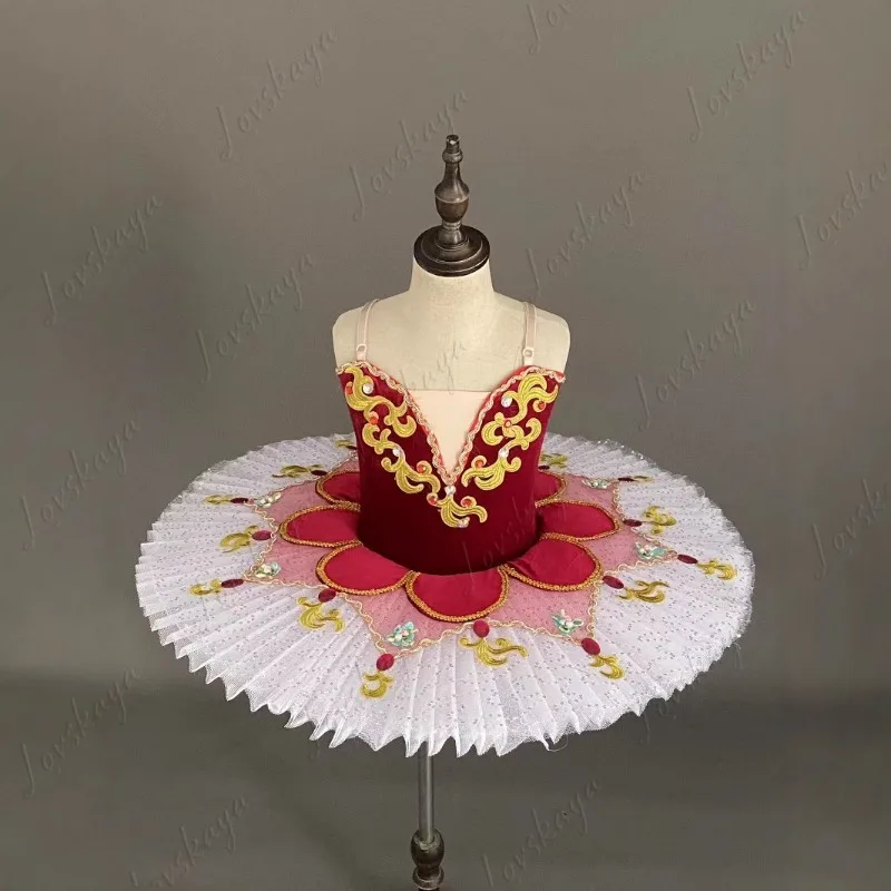 children's-ballet-dress-dance-outfit-girl's-puff-skirt-ballet-tutu-dress-performance-outfit