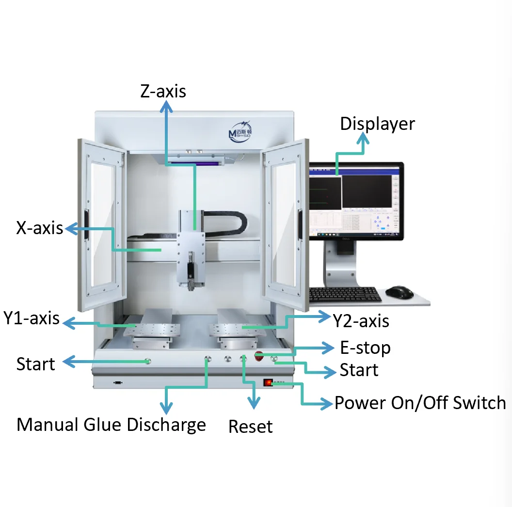 Desktop PCBA Three-proof Automatic Selective Optical Conformal Coating Machine Electric Bearing & Engine Core Components