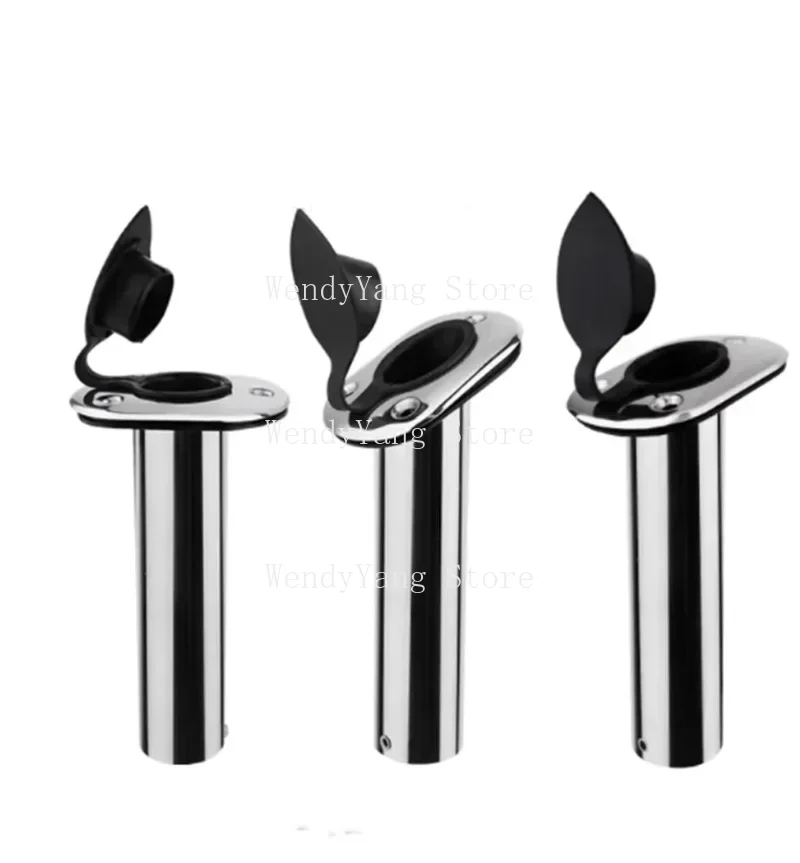 

Stainless Steel Flush Mount Boat Fishing Rod Holder 15/30/90 Degree Rod Pod for Marine Boat