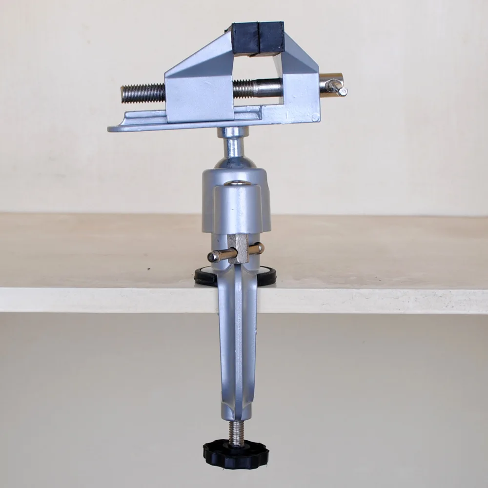 

Новые универсальные мини-тиски 2026 года с поворотом на 360 градусов, из алюминиевого сплава, малые настольные тиски для дома и DIY, зажимные тиски для деревообработки, инструменты для фиксации