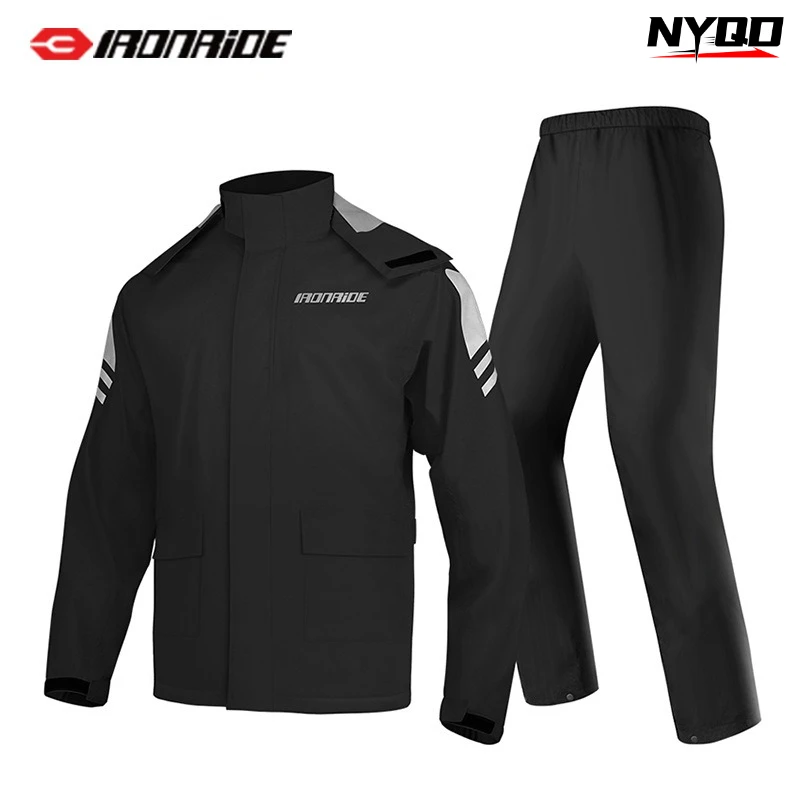 Motorcycle Raincoat Rain Pants Split Set MOTO Scooter Riding Rainstorm Protection Locomotive Outdoor Raincoat