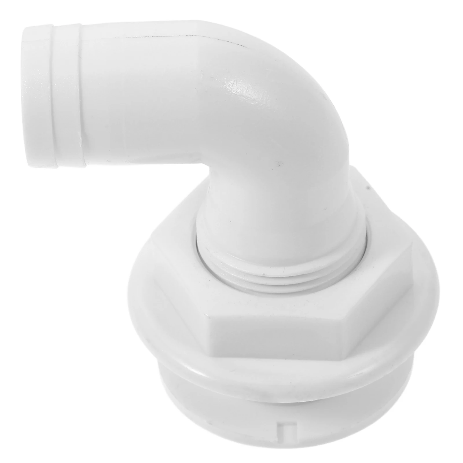

90 Degree Marine Drain Outlet ABS Yacht Bilge Sewage Connector Thruhull Supplies Tour Car Effluent Outfall