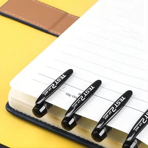 10 paquetes de bolígrafos de punto de aguja negro para los exámenes de los estudiantes, el trabajo de oficina y la firma 6 mejores productos promocionales de ventas - №1