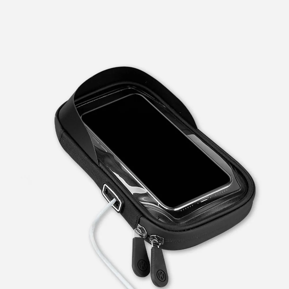 Waterproof Phone Bag Bike Phone Rack 360° Rotatable Bracket For Cycling Waterproof Cellphone Pouch Portable Compact Reusable