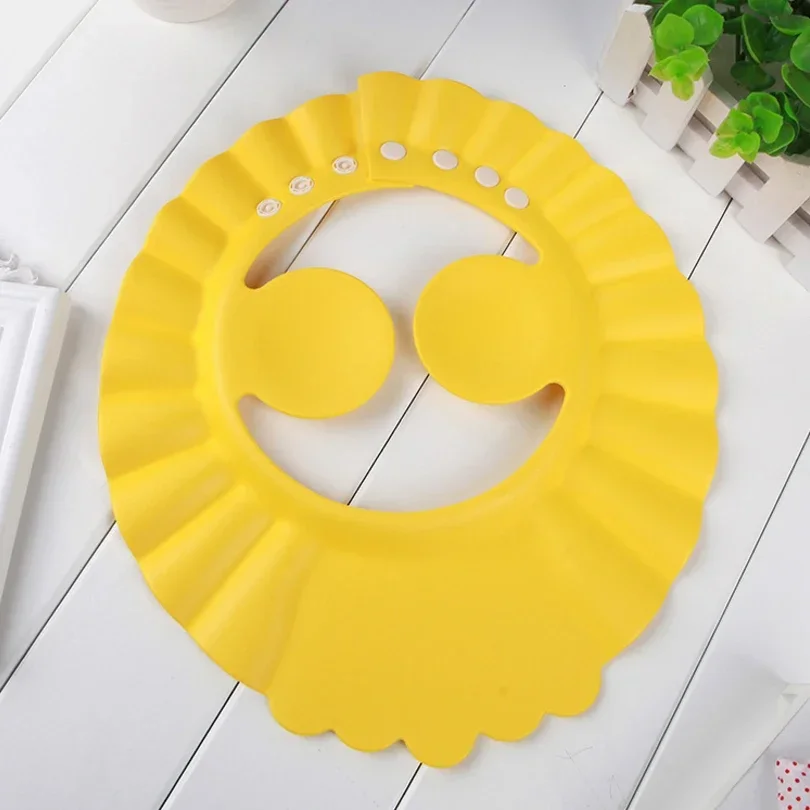 Shampoo Cap Baby Bath Visor Hat Adjustable Shower Protect Eye Water-proof Splashguard Hair Wash Shield for Infant Ear Protection