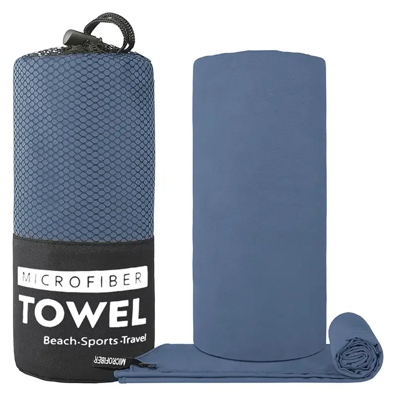 

40x80CM Beach Towel Microfiber Quick Dry Sports Towel Portable Quick-drying Absorbent Towel for Swimming Gym Fitness Yoga Travel