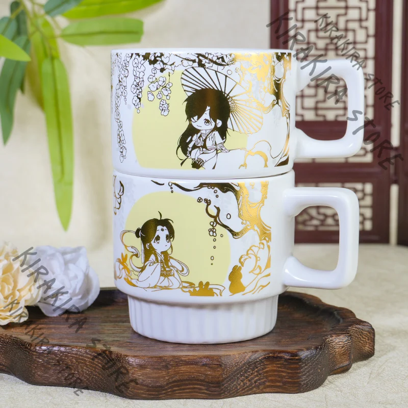 

Heaven Official's Blessing Genuine Xie Lian Hua Cheng Anime Mug Cosplay Ceramic Cup Water Glass Student Chinese Style Gift