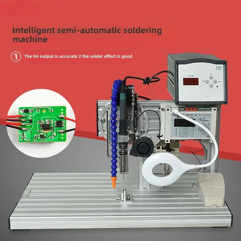 

Semi-automatic soldering machine USB switch Foot-operated circuit board socket Small and high power