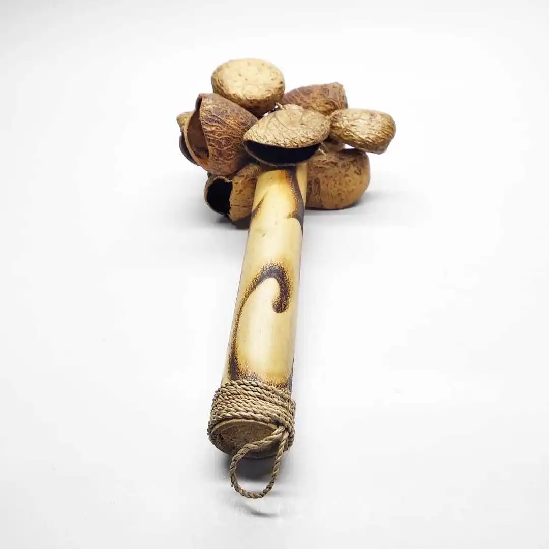 Coconut Shell Bell Creative Handmade Natural Material 27*14CM Dance Stage Performance Rhythm Sticks Orff Musical Instruments New