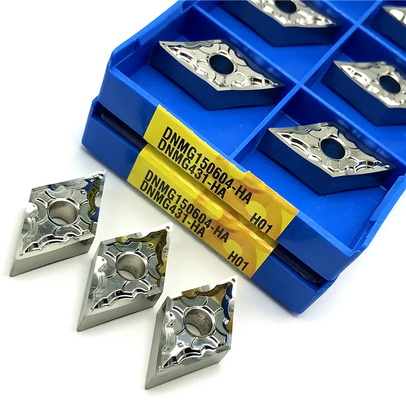 DNMG150604 DNMG150608 HA H01 Utensile per tornitura esterna Inserto per tornitura in alluminio Lavorazione dell'alluminio del rame Utensili da taglio CNC