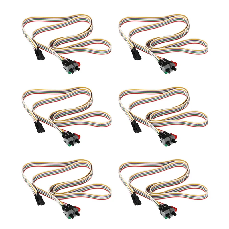 AA81-6X ATX PC Computer Motherboard Power Cord 2 Switch On With LED Light On/Off/Reset