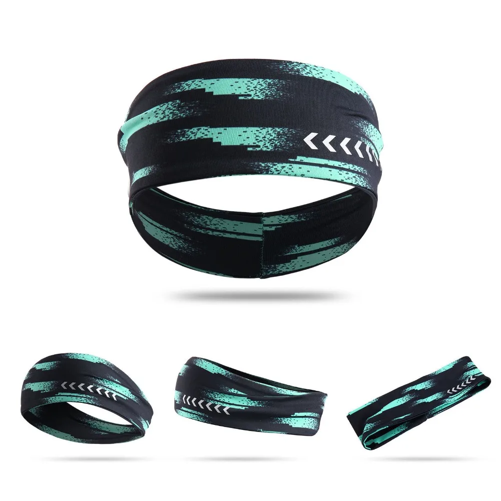 Sport all'aria aperta Capelli riflettenti Sudore per uomo Donna Fascia da corsa Fascia invernale Ciclismo Fitness Allenamento Fascia per yoga