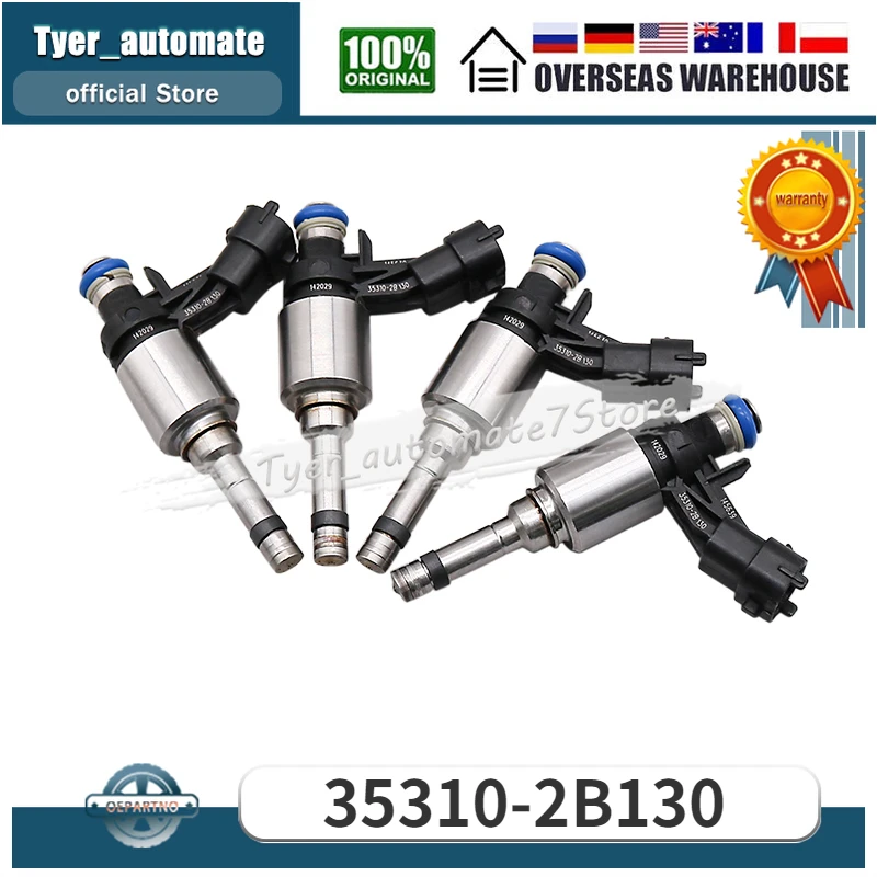 For 2012-2017 Hyundai Accent 2012-2017 Hyundai Veloster 2012-2016 Kia Rio 2012-2016 Kia Soul 35310-2B130 Fuel Injector