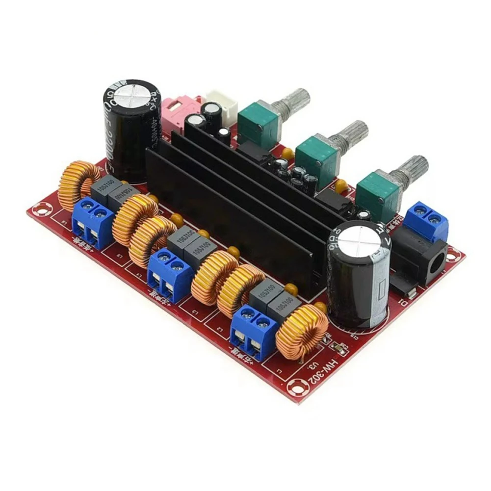 A75Q-XH-M139 Digital Power Amplifier Board 2.1 Channel 2X50w&100W DC12-24V Amplifier Modules TPA311602