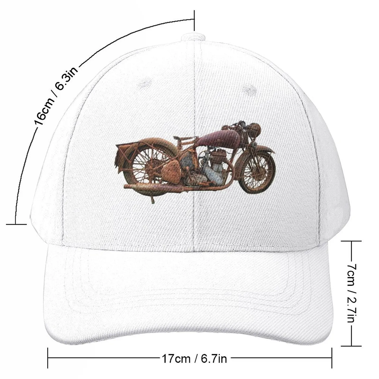 Retro: Rusty 'Ol Bike Baseball Cap Golf Cap birthday derby hat Brand Man cap Designer Man Women's