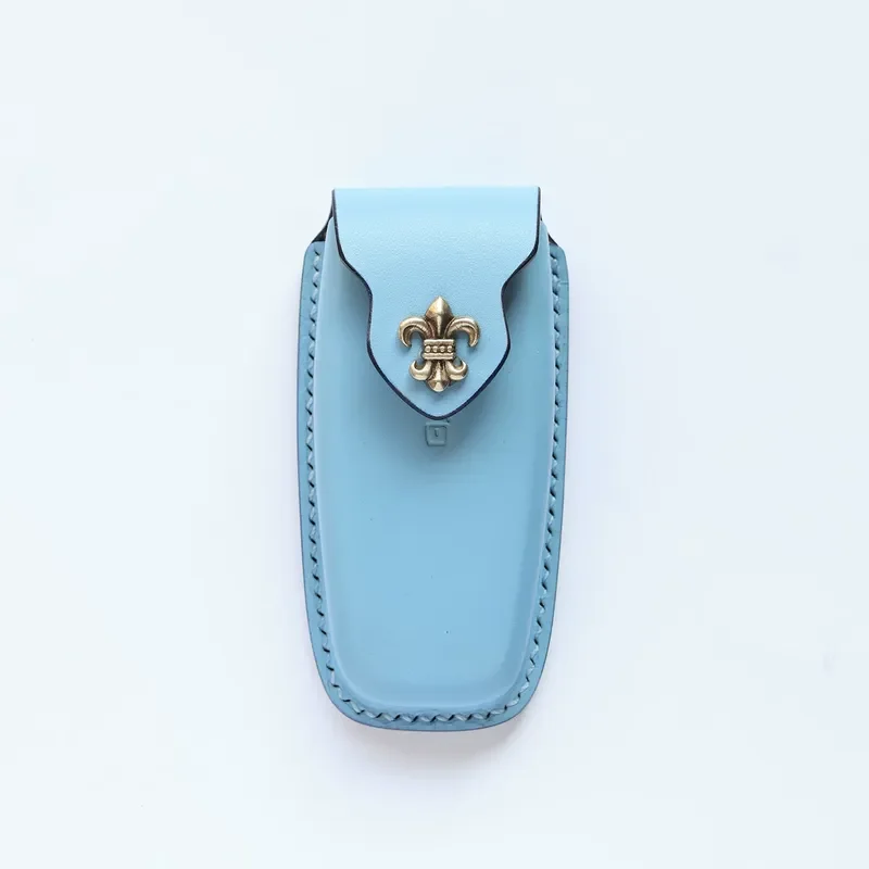 for Mercedes-Benz G63 G500 Old E Series Pure Handmade Leather Simple Key Bag High-End Customized Key Cover