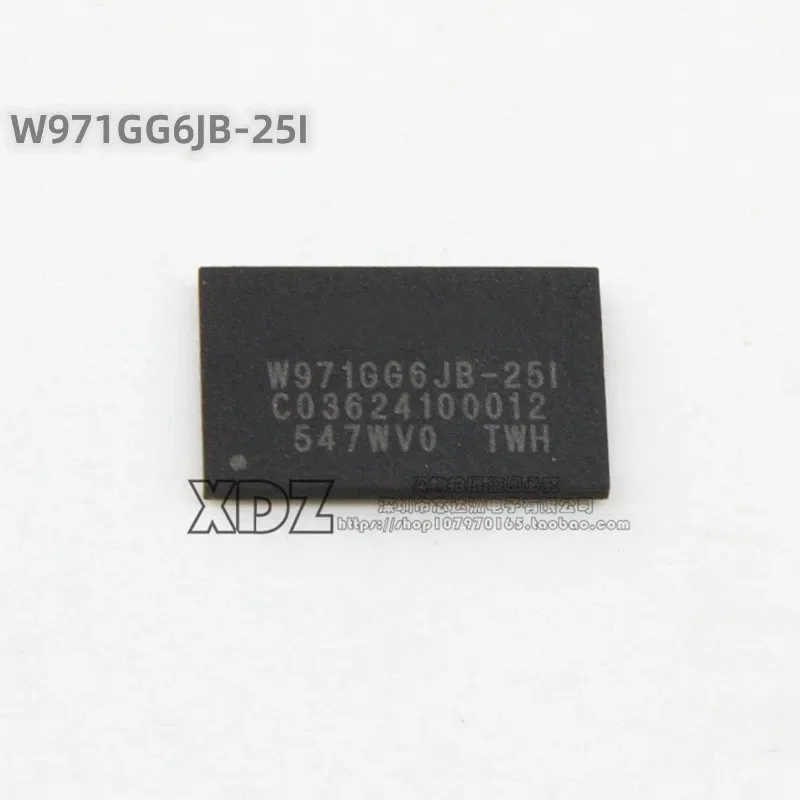2pcs/lot W971GG6JB-25I W971GG6JB BGA-84 package Original genuine Flash memory chip particle 128M