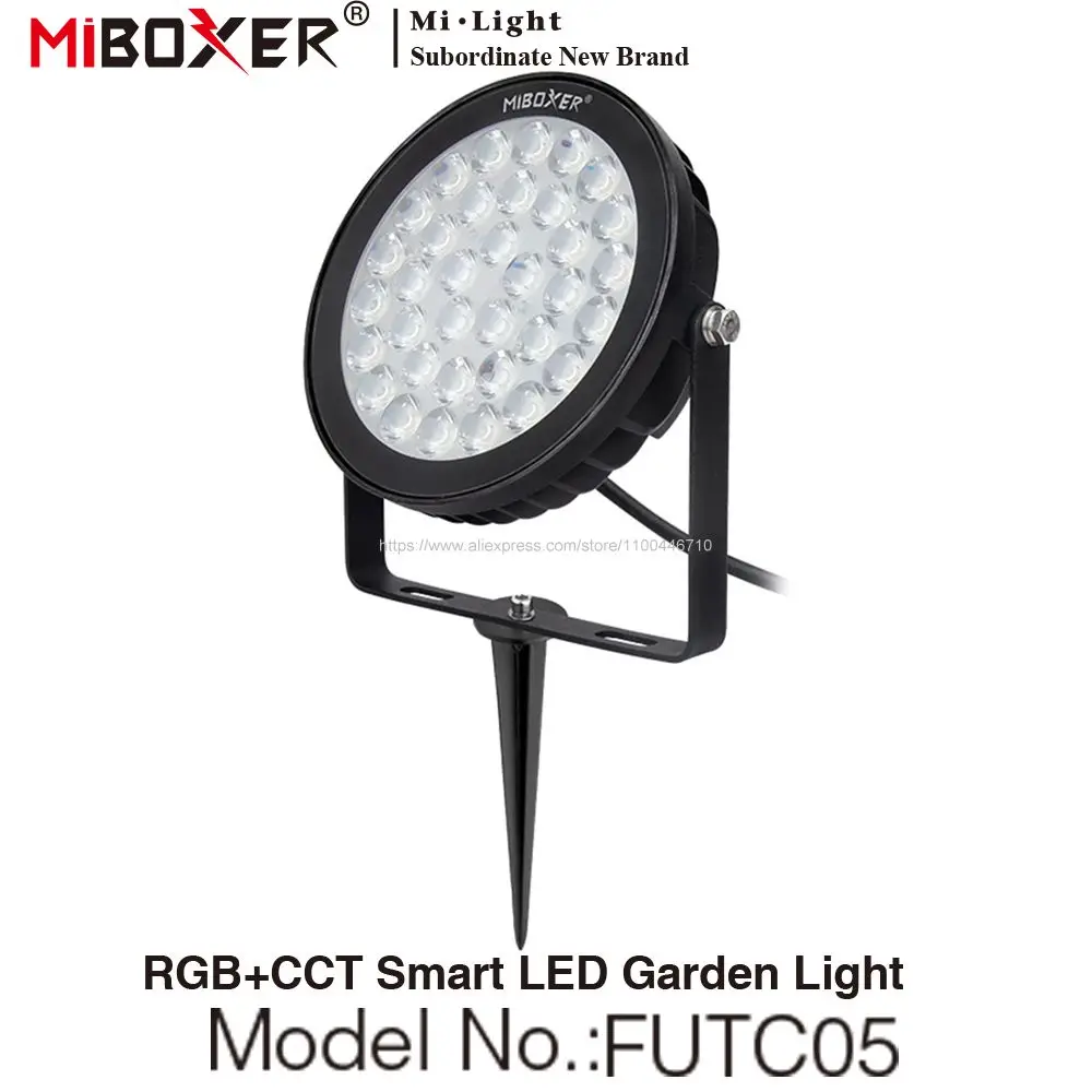 

MiBoxer FUTC05 25W RGB+CCT LED Garden Light Outdoor Landscape Lamp IP66 AC 110V 220V WiFi / APP/ Remote /Alexa Voice Control