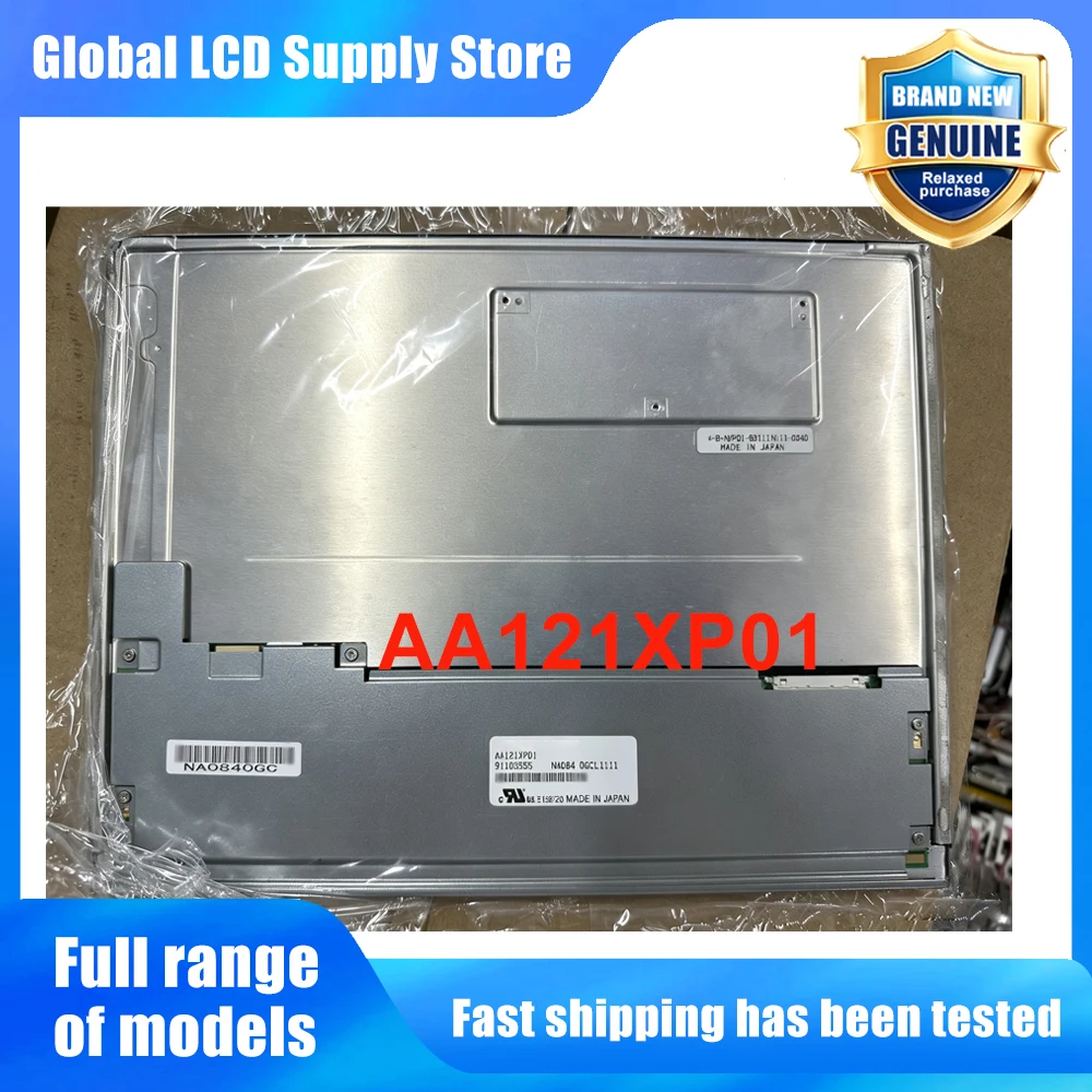 AA121XP01 12.1 Inch TFT LCD Display Screen Panel Original for 20 Pins Connector New Fast Shipping 100% Tested