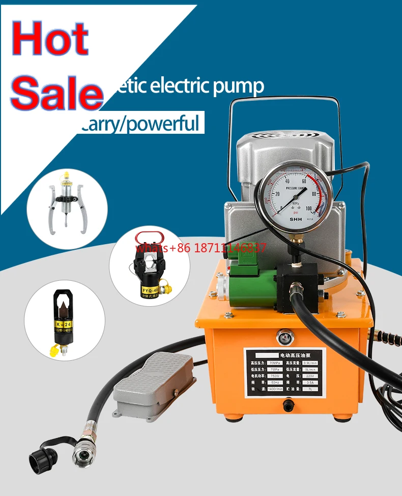 IVA Hot Sales 700bar Portable Oil Electric Hydraulic Pump DYB-63B