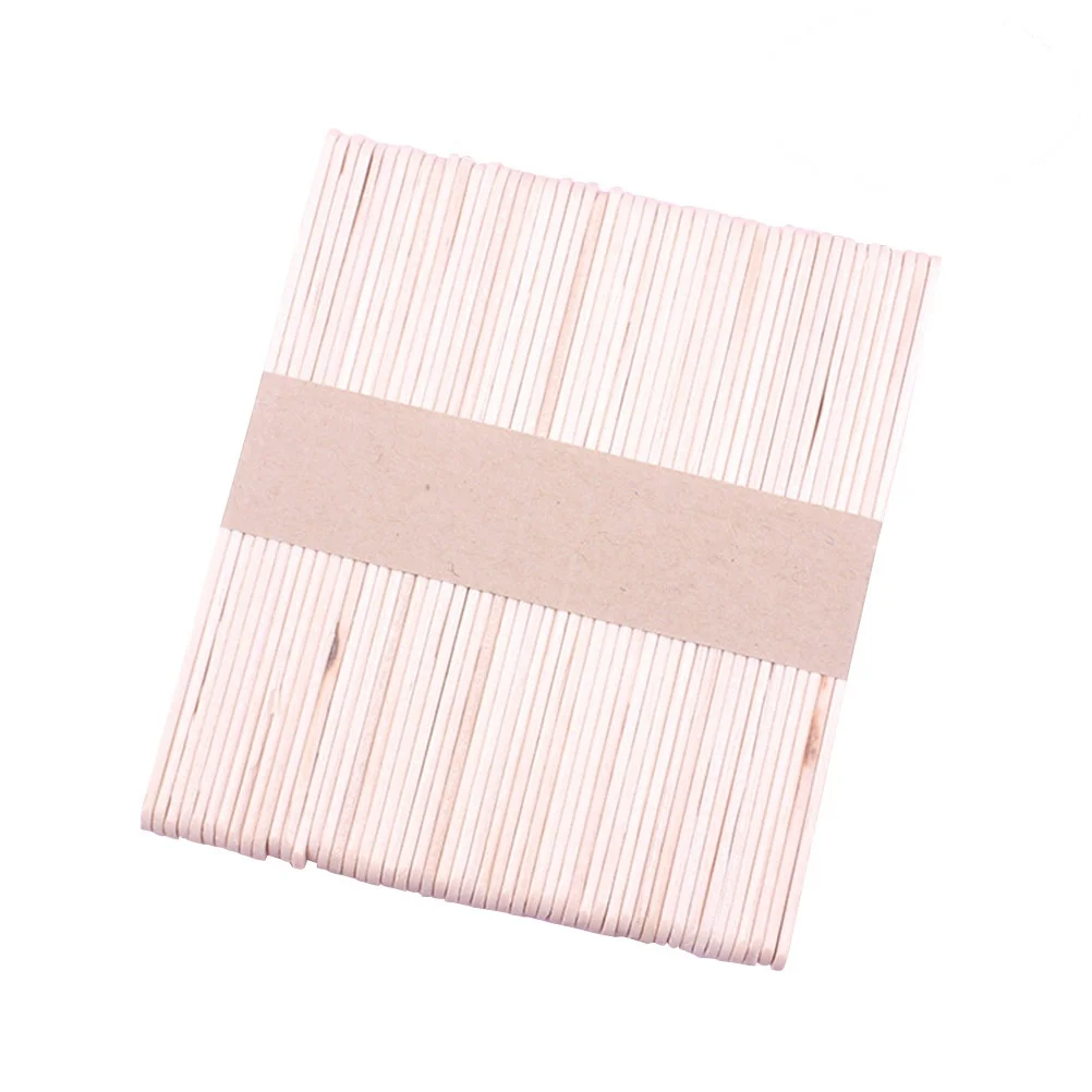 

50Pcs Wood Craft Sticks Natural Non-Waxed Smooth Surface for DIY Crafts Classroom Projects Birthday Parties Ice Cream Sticks