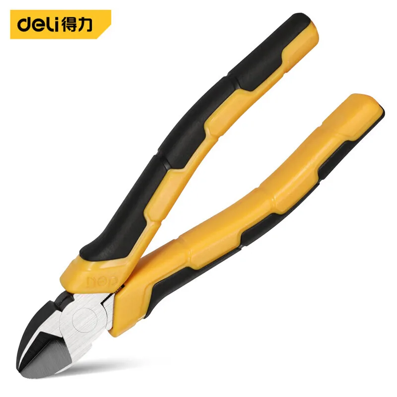 deli thin knife mini water cut model cable up to small electronic cut edge 6 inch Japanese diagonal nose pliers DL102306