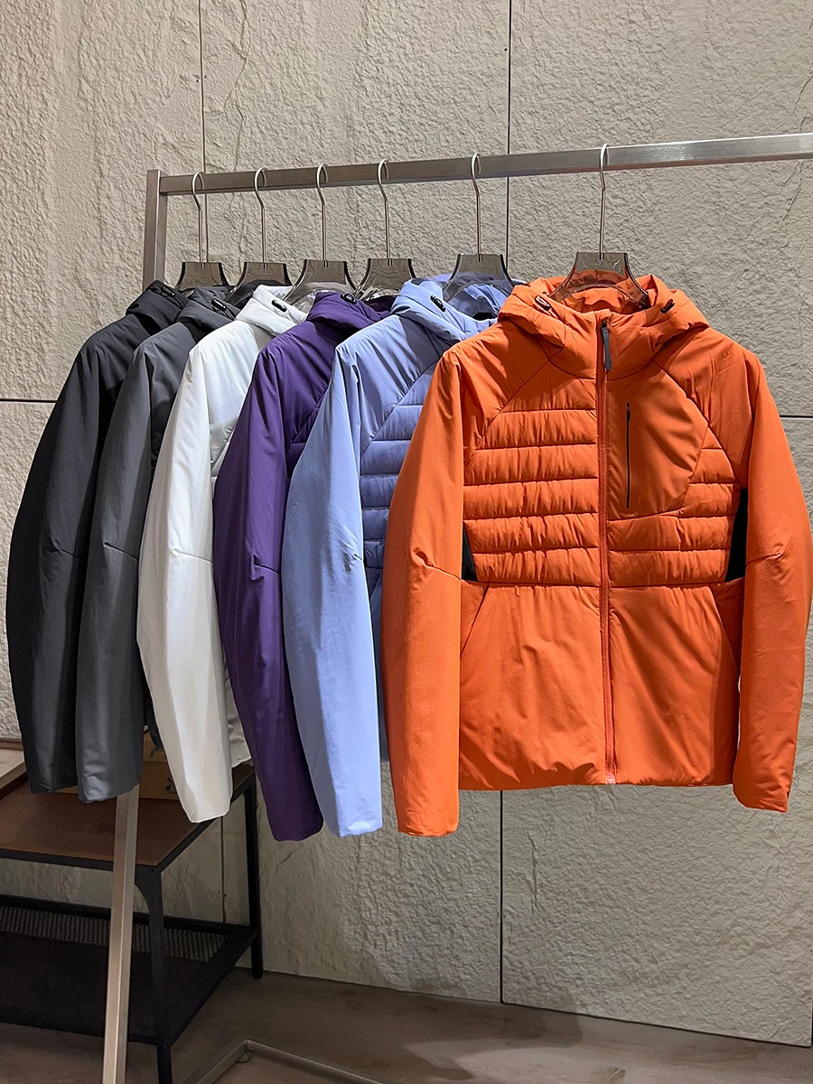 

High-Performance Thermal Tech Cotton Hooded Jacket Outdoor Men's Casual Style Windproof Waterproof Standard Fit Zipper Closure