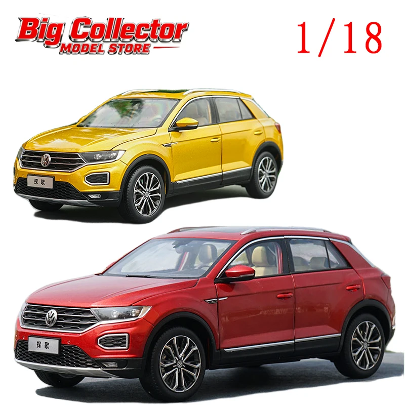 دييكاست 1/18 مقياس VW T-ROC سبيكة سيارة نموذج T-ROC 280STI 2018 لعب المركبات لعب للأولاد هدية الصندوق الأصلي