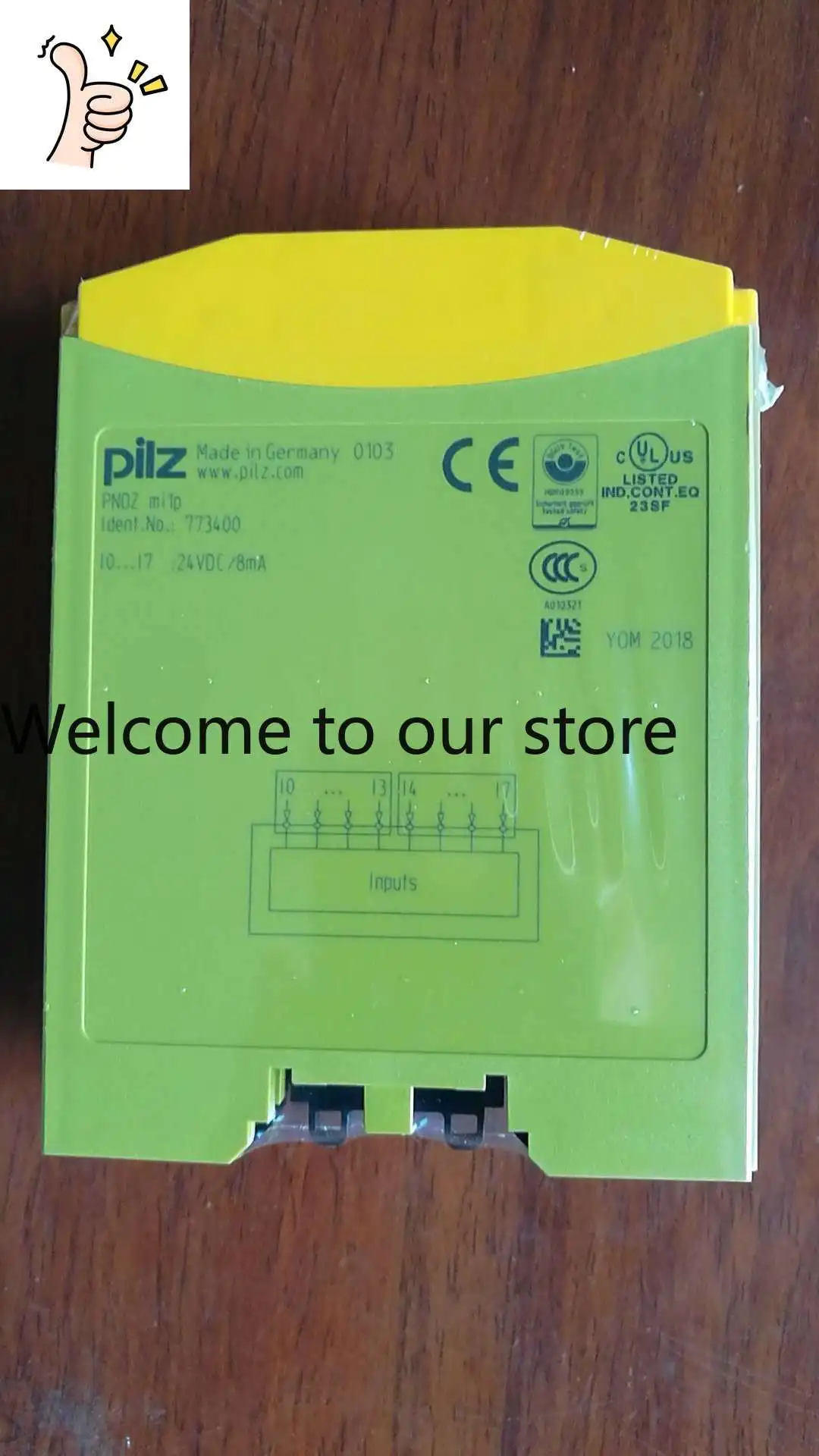 Relé de Seguridad Pilz PNOZ Mi1p, Número de Pedido: 773400, Original