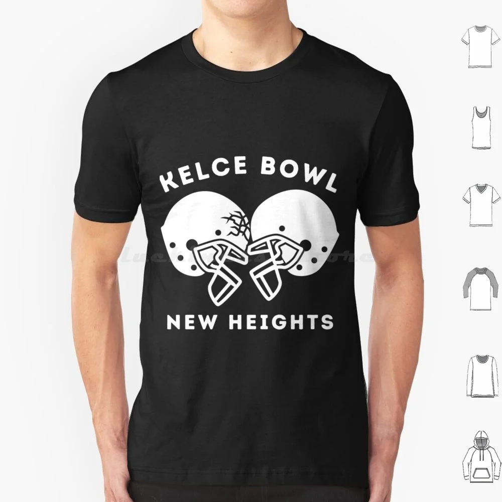 Camiseta Kelce Bowl New Heights6, camiseta de algodón 6xl, camiseta deportiva de fútbol Kelce Chiefs Mahomes Kc Kansas City Sports Kansas Mahomes