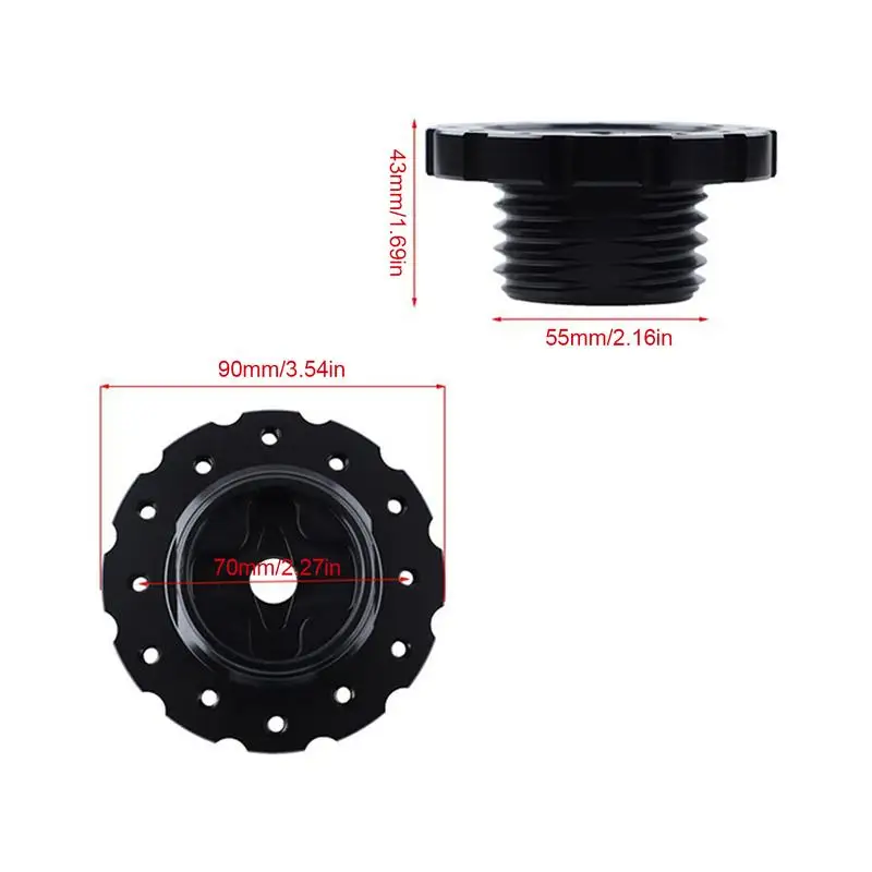 عجلة القيادة مهايئ توزيع الألومنيوم عجلة القيادة مهايئ توزيع معدات بديلة لنظام سباق السيارات الرجال المراهقين